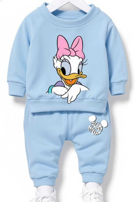 JABBO Baby Boys & Baby Girls Donald Casual Sweatshirt Dress(SKY BLUE)