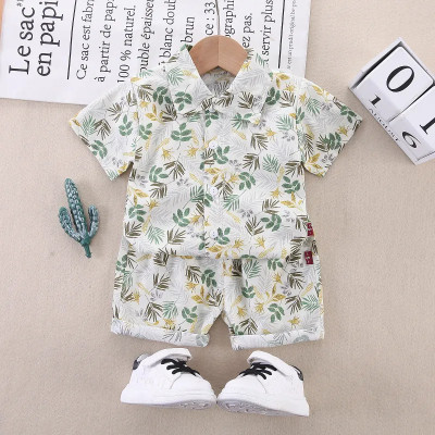 DANGAR Baby Boys & Baby Girls Casual Shirt Shorts(Green)