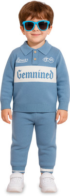 Luay Baby Boys Casual Sweatshirt Track Pants(Blue)