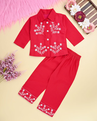 Kidszone Girls Party(Festive) Dress Dress(RANI)