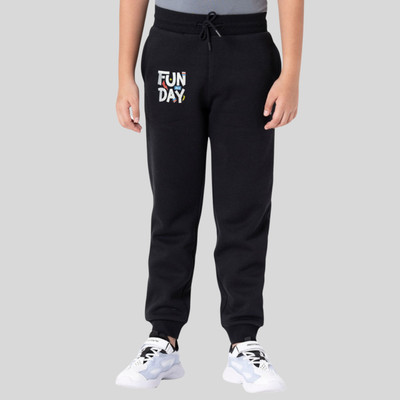 Ticoss Track Pant For Boys(Black, Pack of 1)