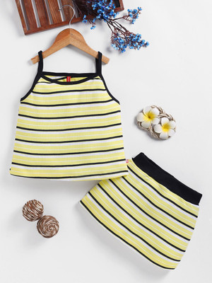 Here&Now X Game Begins Boys & Girls Casual Top Skirt(Yellow)