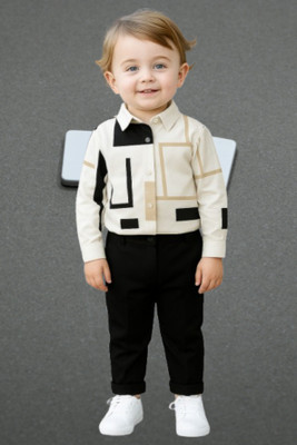 RIYANSHI Boys Casual Shirt Pant(Multicolor)