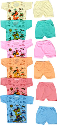 Fly Step Baby Boys & Baby Girls Casual Dress Dress(Multicolor 2)