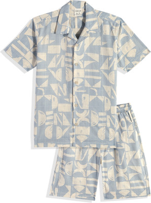 CAVIO Boys Casual T-shirt Shorts(Blue)