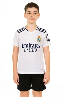 BUGOAT Boys & Girls Casual T-shirt Shorts(White)