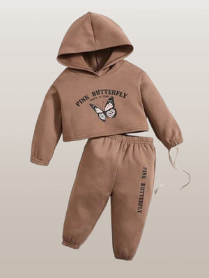 Aggarwalsales Baby Boys & Baby Girls Casual Sweatshirt Track Pants(Brown)