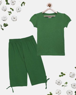 CLAEL Girls Casual Pyjama Sleepsuit(BGN)