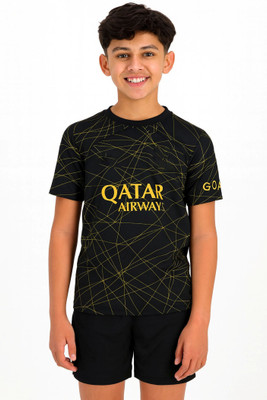 BUGOAT Boys & Girls Casual T-shirt Shorts(Black)