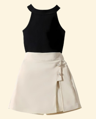 menvy Girls Party(Festive) Top Shorts(BLACK)