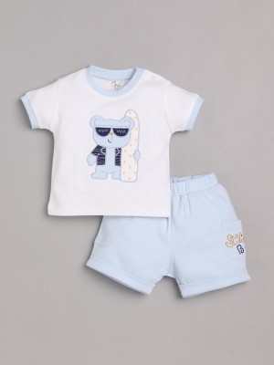 BabyGo Baby Boys Casual T-shirt Shorts(Multicolor)