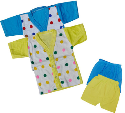 ReshmaaEnter Baby Boys & Baby Girls Casual T-shirt Shorts(C-1-2)