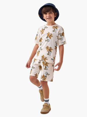 JUNIORS by Babyshop Baby Boys Casual T-shirt Shorts(Beige)