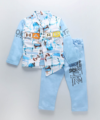 Shirazi Kids Boys Casual Jacket Pant(BLUE)
