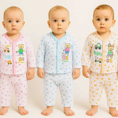 HouseOfCommon Baby Boys & Baby Girls Casual Dress Dress(multicolour)