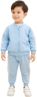 insha fashion Baby Boys & Baby Girls Party(Festive) Track Suit Track Suit(blue)