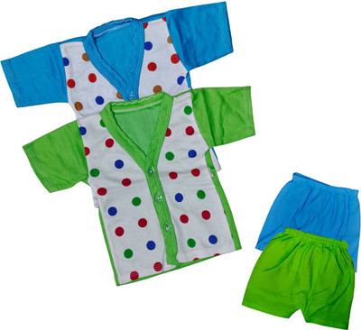 ReshmaaEnter Baby Boys & Baby Girls Casual T-shirt Shorts(C-1-4)