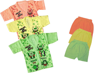 ReshmaaEnter Baby Boys & Baby Girls Casual T-shirt Shorts(E-4-5-6)