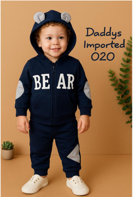 YINTAI Boys & Girls Casual Sweatshirt Track Pants(Blue)
