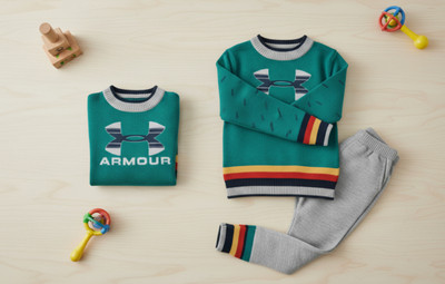 SHOPPINGGALAXY Baby Boys & Baby Girls Casual Sweater Dress(SEAGREEN)