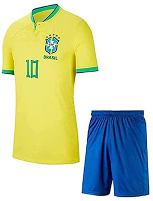 ponss Boys & Girls Casual T-shirt Shorts(Gold)