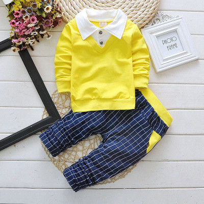 SIDDHIVINAYAK CREATION Baby Boys Casual T-shirt Pant(YELLOW)