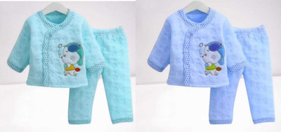 Go Berry Baby Boys & Baby Girls Casual Sweatpant Sweatpant(SKY BLUE)