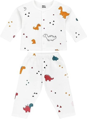 Nestlooms Baby Boys & Baby Girls Casual Top Pyjama(Dinoland)