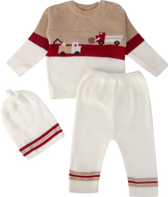 SwellSwag Baby Boys & Baby Girls Casual Sweater Cap(Beige)