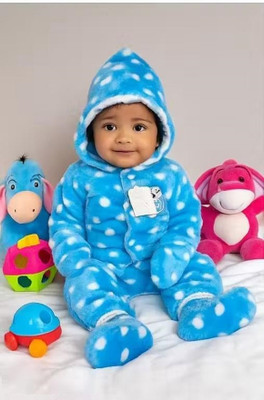 DRYSUN Baby Boys & Baby Girls Casual Track Suit Sweater(Blue)