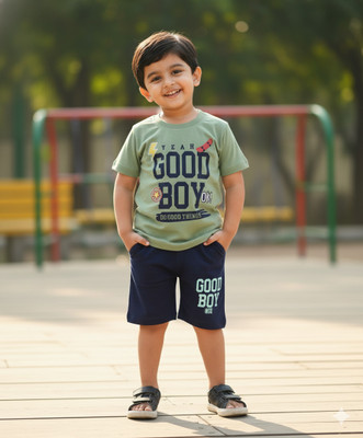 Toddly Baby Boys & Baby Girls Casual T-shirt Shorts(Multicolour)
