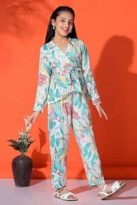 Fashion Dream Girls Casual Top Pant(MULTICOLOR2)