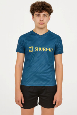 BUGOAT Boys & Girls Casual T-shirt Shorts(Blue)