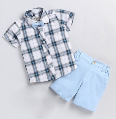 FashionFlicks Baby Boys & Baby Girls Casual Shirt Shorts(Multicolor)