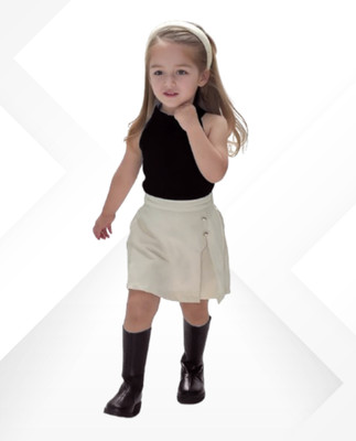 MENVVY Baby Girls Party(Festive) Top Shorts(BLACK)