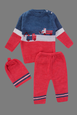 SwellSwag Baby Boys & Baby Girls Casual Sweater Cap(Blue)