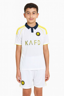 DOSTITCH Boys & Girls Casual T-shirt Shorts(White)