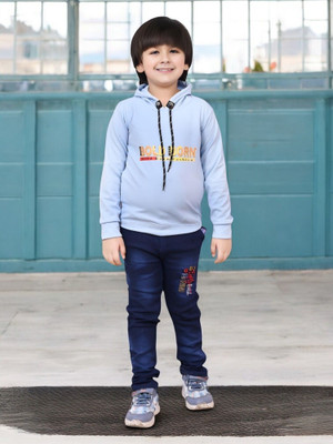Mini Tikes Boys Casual T-shirt Jeans(Blue)