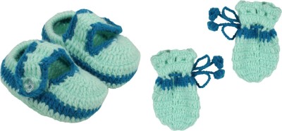 Superminis Baby Boys & Baby Girls Casual Bootie Mitten(Green)