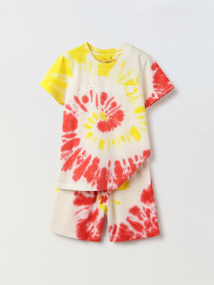 Spunkies Boys Casual Top Shorts(Multicolour)