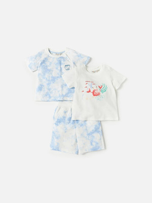 JUNIORS by Babyshop Baby Boys Casual T-shirt Shorts(Multicolor)