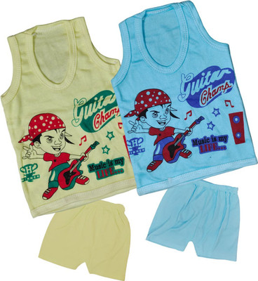 ReshmaaEnter Baby Boys & Baby Girls Casual T-shirt Shorts(A-3-5)