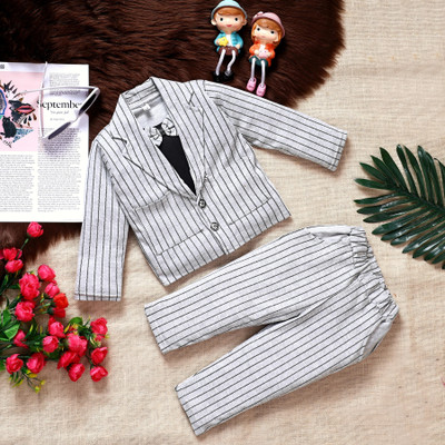 Freya Baby Boys Batman Party(Festive) Blazer Blazer(GREY, BLUE)