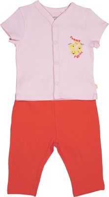 BUZZEE BABIES Baby Boys & Baby Girls Casual Pyjama Pant(Red)