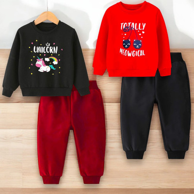 toystshirt Baby Boys & Baby Girls Casual Sweatshirt Pant(Multicolor)