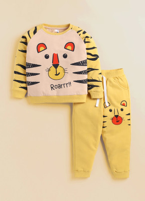 SmartRAHO Baby Boys Casual Sweatshirt Track Pants(MULTI)