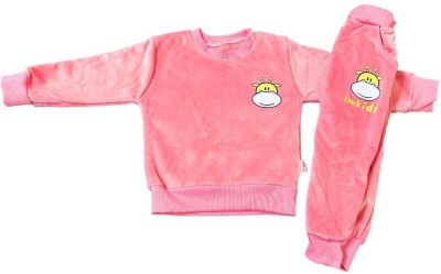 Sift Baby Baby Boys & Baby Girls Casual Top Pyjama(Pink)