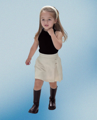 MENVVY Baby Girls Party(Festive) Top Shorts(BLACK)