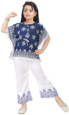 LINK KWALITY Girls Party(Festive) Top Pyjama(NEVY BLUE)