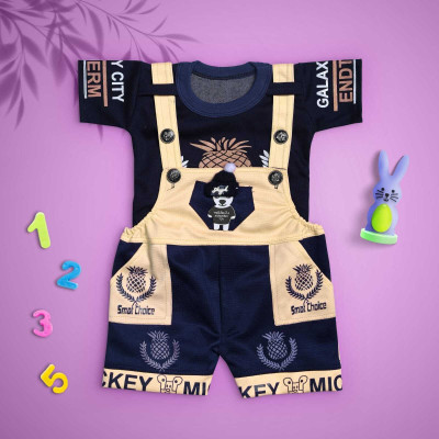 MARUF DRESSES Baby Boys & Baby Girls Party(Festive) Dungaree Dungaree(Beige)